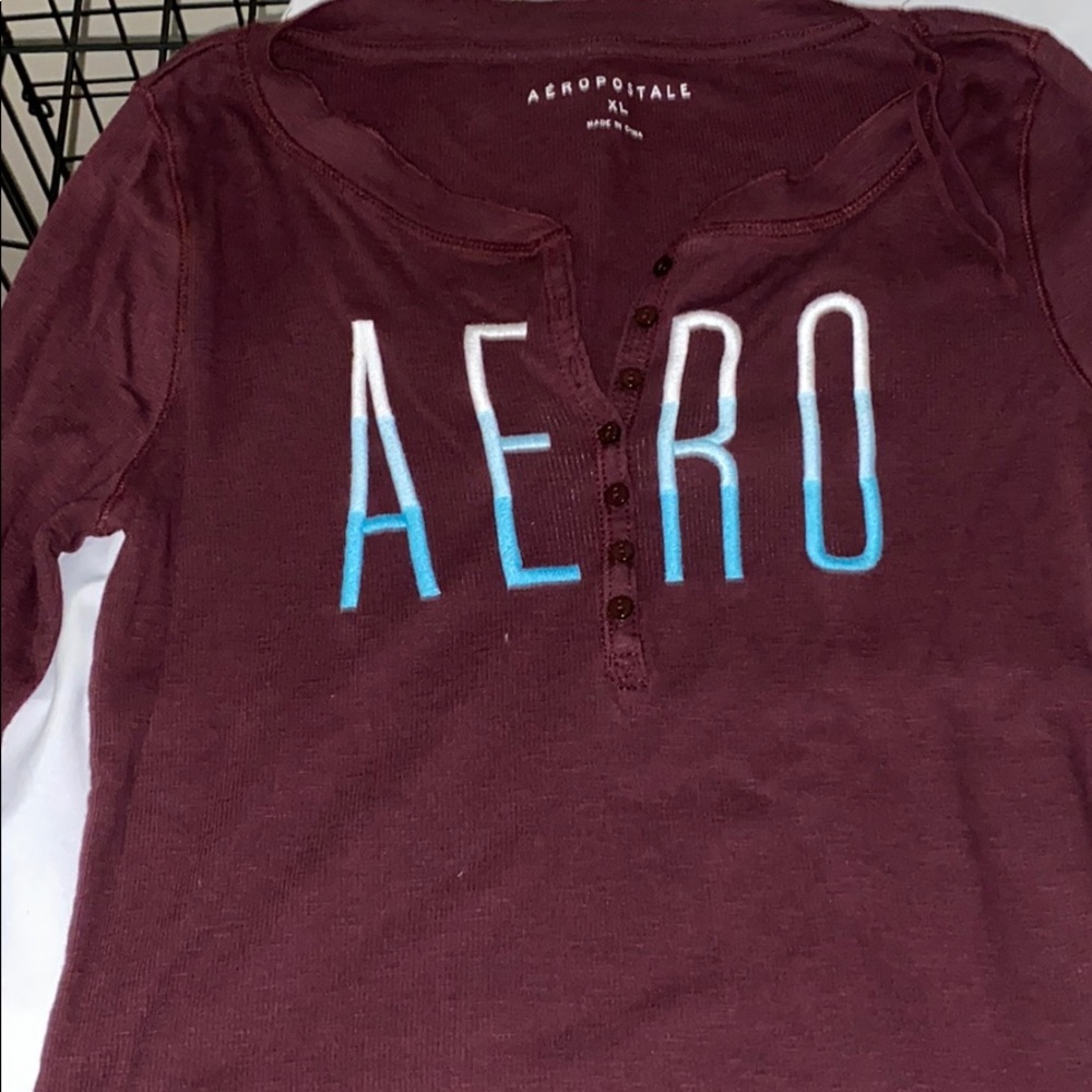 Aeroapostale Ribbed Blouse
